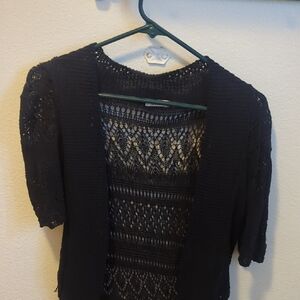 Chic Black Women's Cardigan